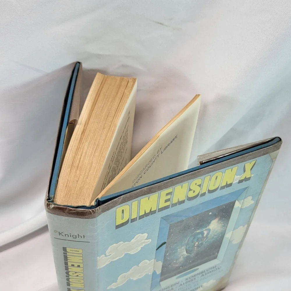 Dimension‎ X Damon Knight Heinlein Asimov Science Fiction HC DJ Ex Library